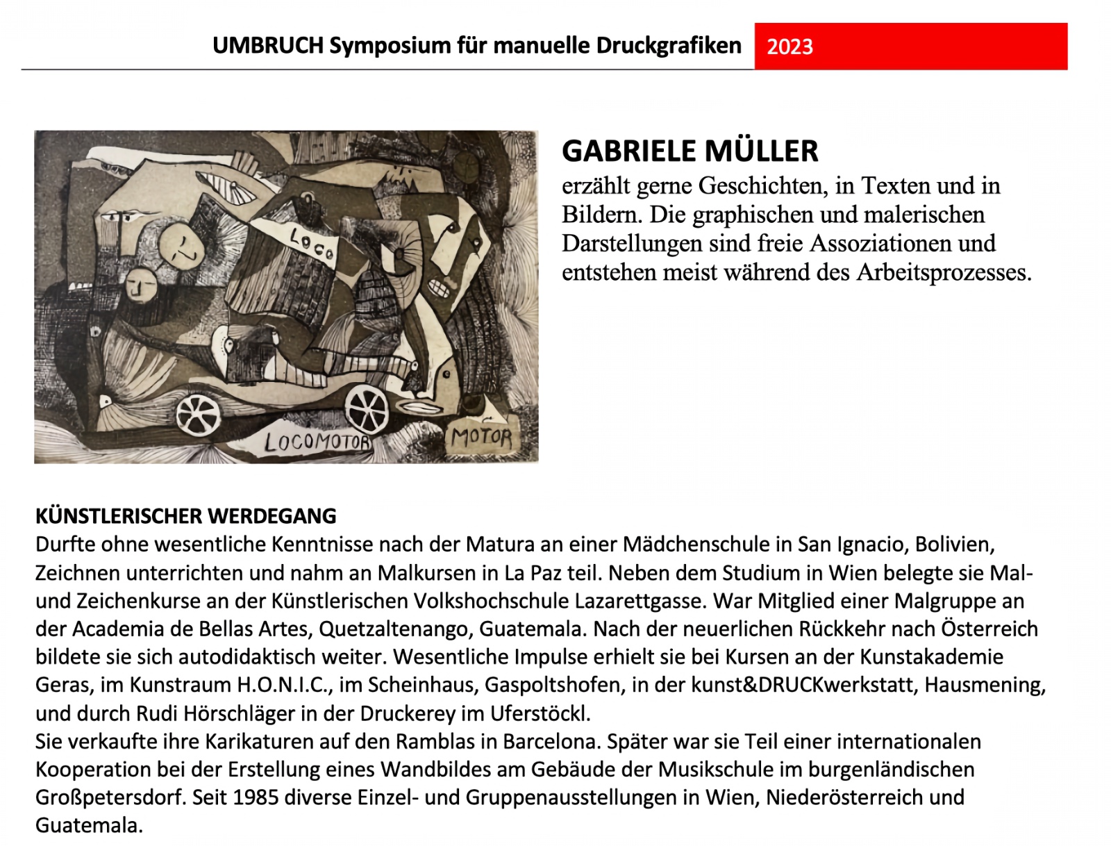 Katalog: Gabriele Müller